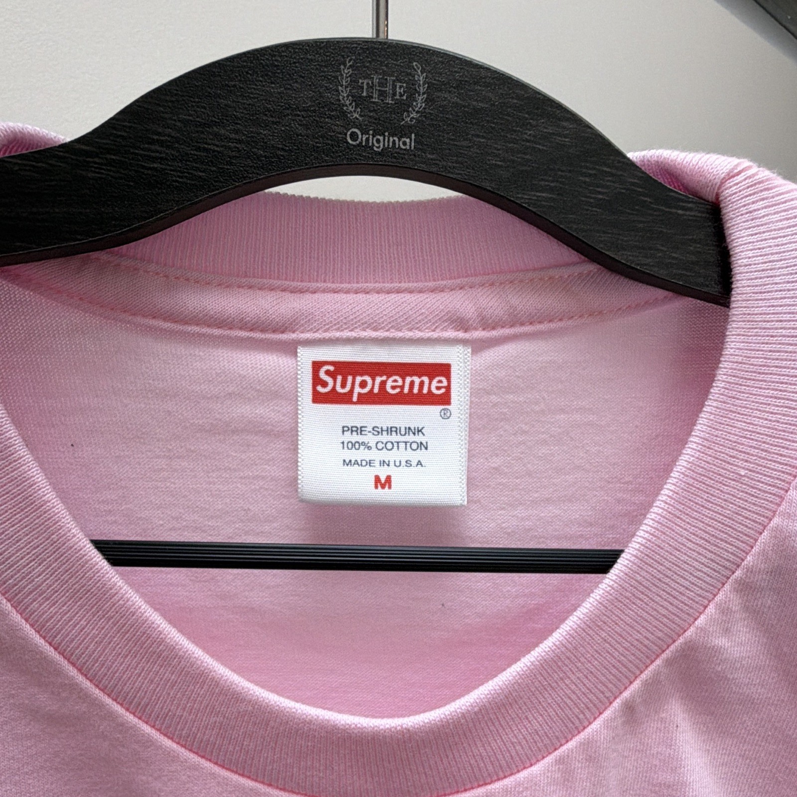Supreme Bandana Box Logo Tee Light Pink FW19 Size M