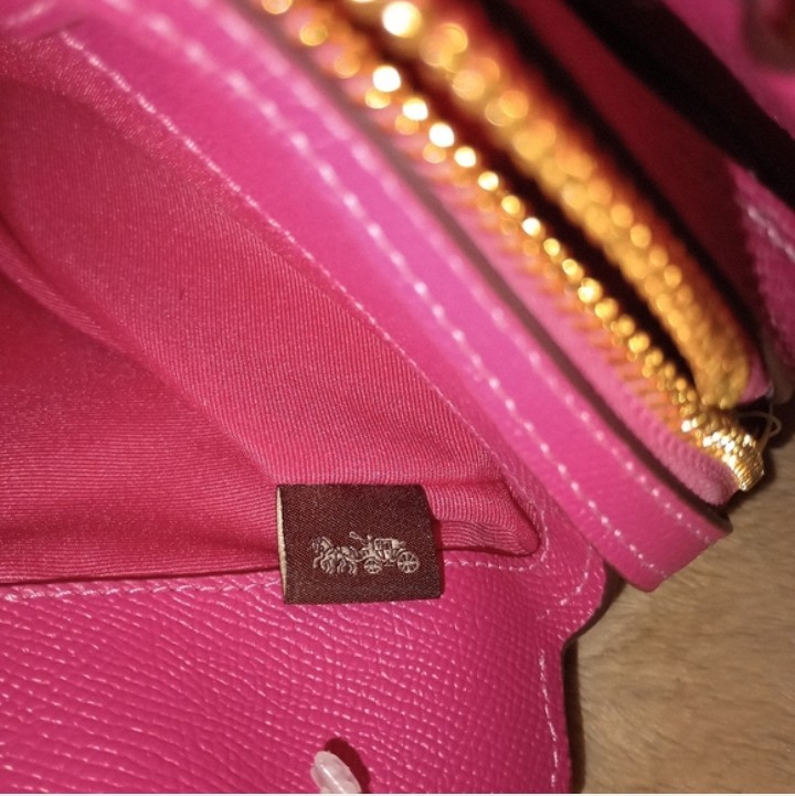 NWT Coach Mini Lilly Carryall in Bold Pink