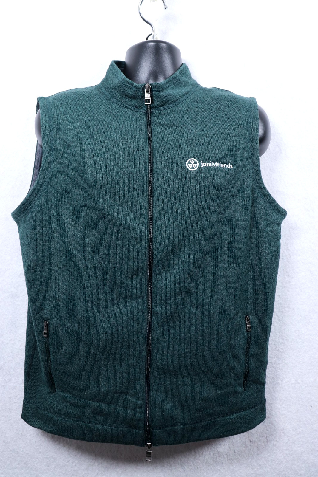 Peter Millar Men’s Sweater Vest 100% Recycled Polyester Green Size Large Zip-up