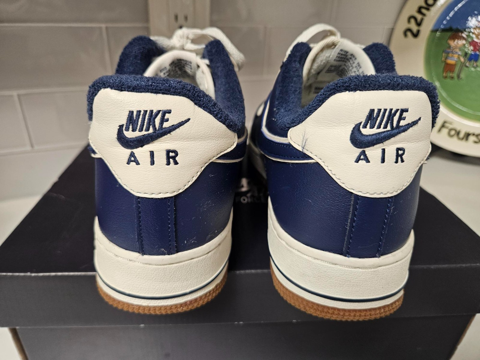 Nike Air Force 1 Low College Pack Midnight Navy Men 8.5 Women 10 DQ7659-101