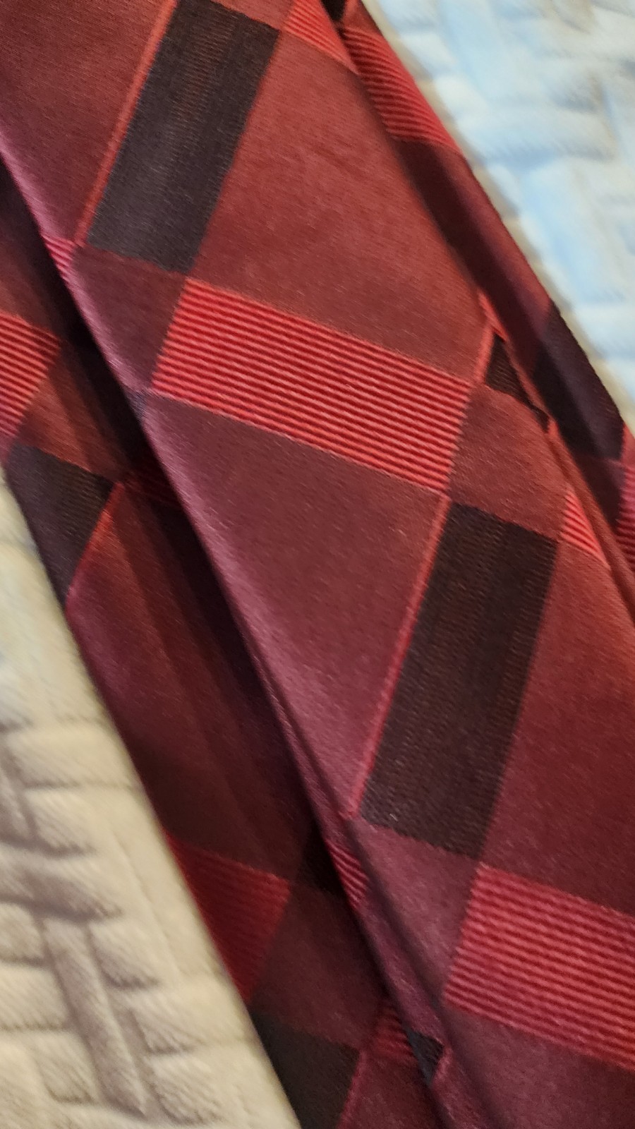 NWT J.Ferrar Men’s Red Tie Extra Long 62.5 Inches x 3.25 Inches Wide
