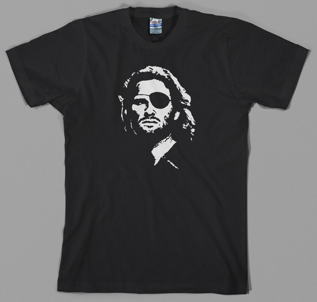Snake Plissken T Shirt Kurt Russell Escape From New York LA Movie 80s metal gear