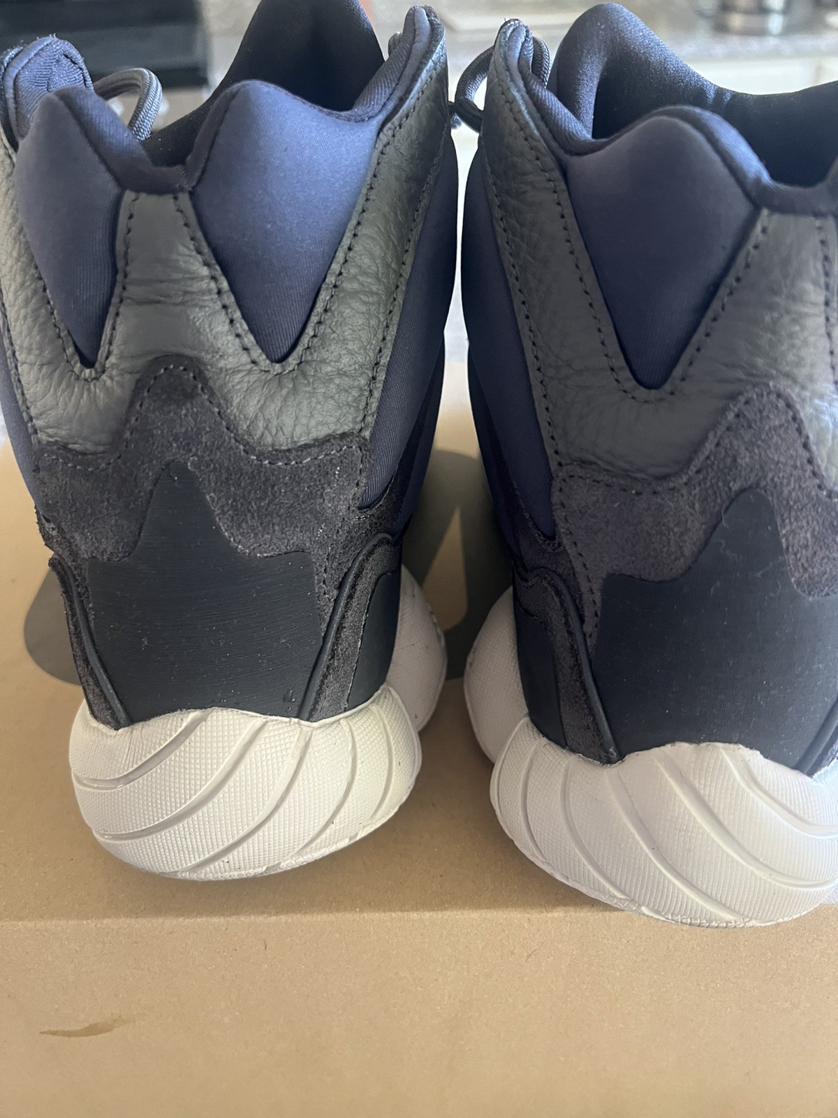 Adidas Yeezy 500 High Slate size 10 FW4968 Black Navy