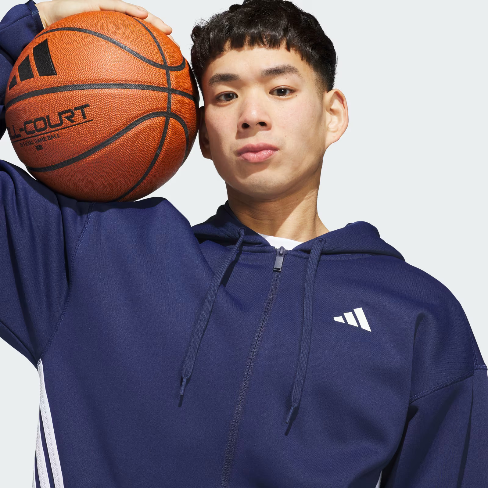 adidas ADIDAS CRAZY WARM FULLZIP HOODIE Blue