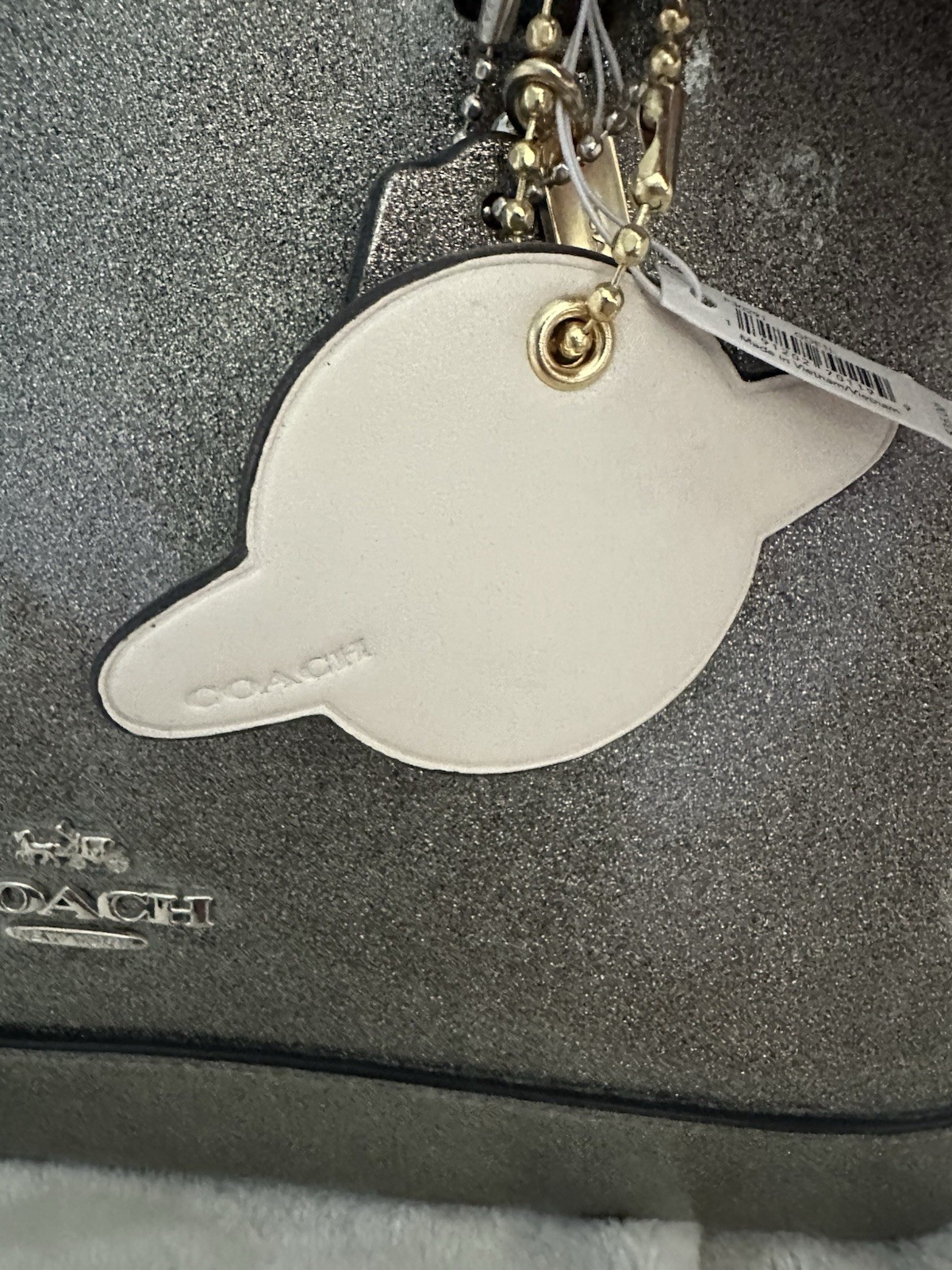 NWT Coach Mini Sierra Metallic Purse And Matching Wallet Set In Silver