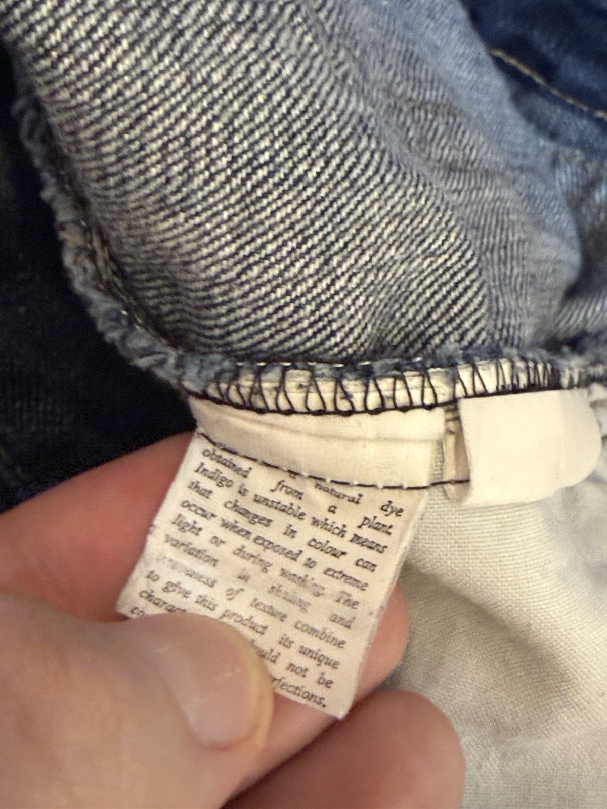 34×30 YSL Jeans Pants Big Logo Indigo Selvedge Yves Saint Laurent Y2K