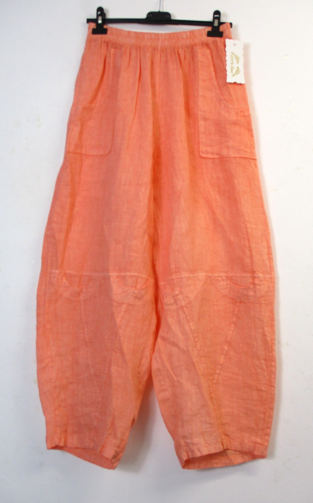 LAGENLOOK 100% LINEN ITALIAN TROUSERS 8 COLS 3 SIZES : Plus:1 Plus:2 Plus Plus:3