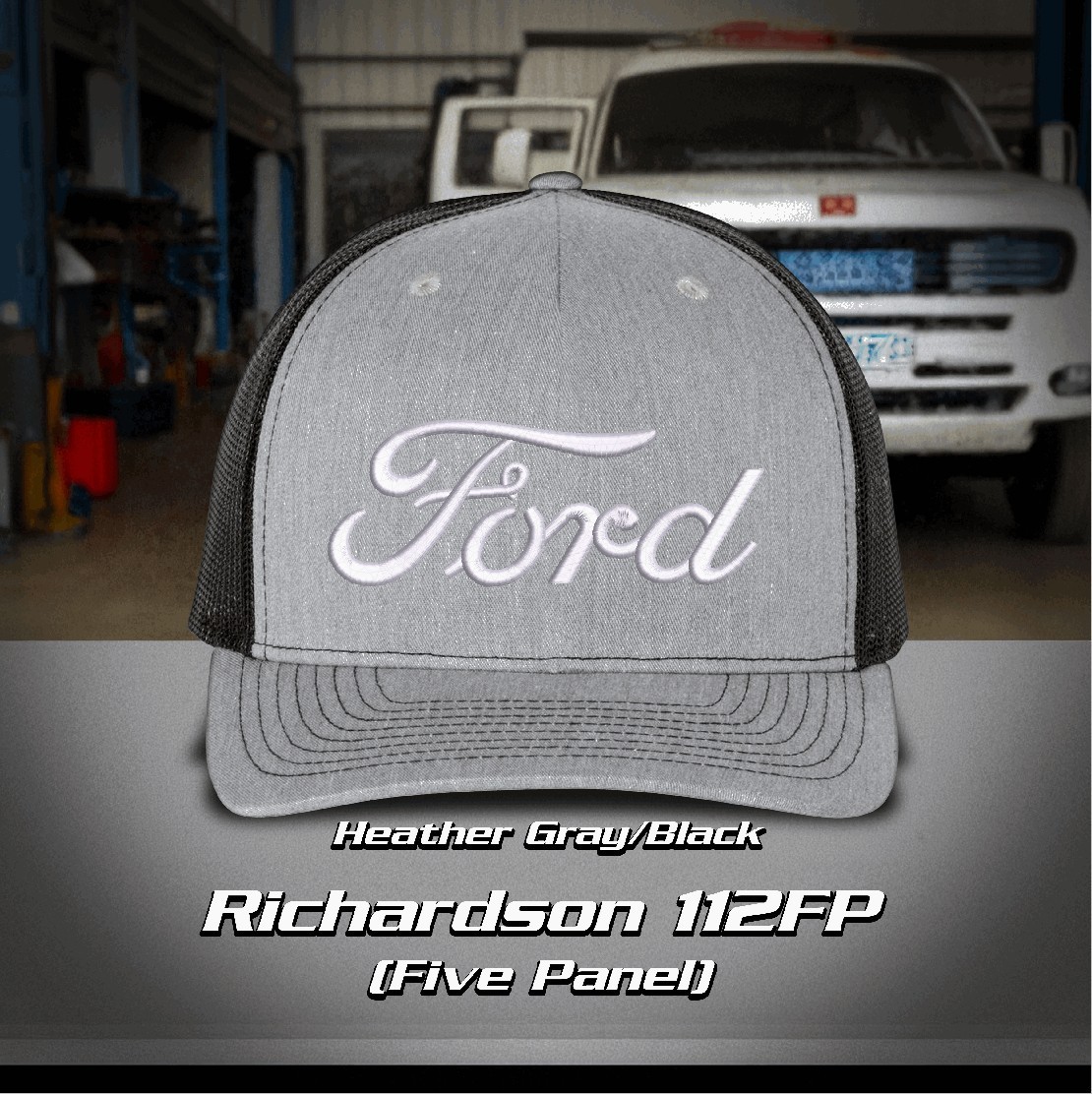 Ford Richardson 112FP – Custom Made-to-Order Embroidered Snapback Hat