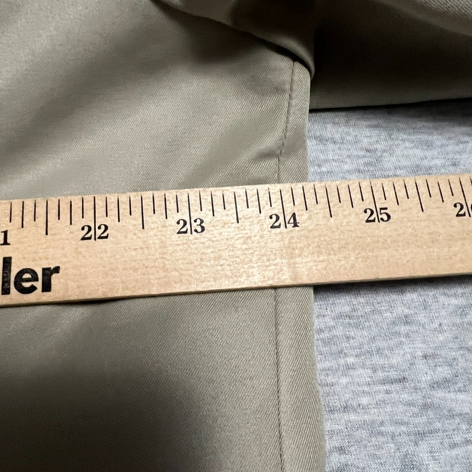 Fleet Street Womens Trench Coat Extra Large Beige Khaki Lightweight Rain Relaxed
