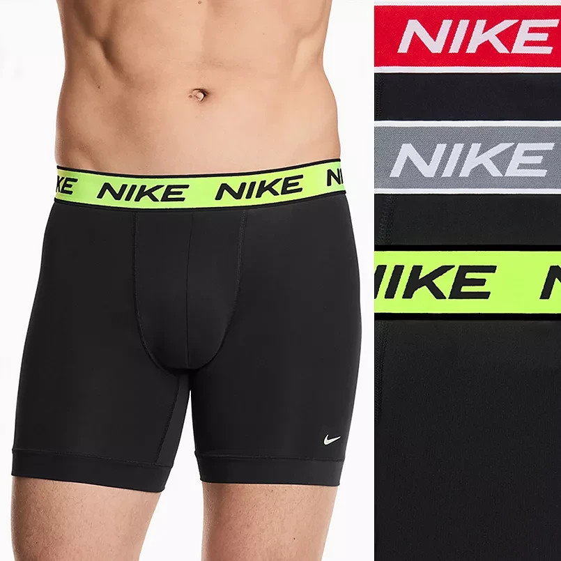 NIKE ALL DAY MICRO MEN’S BOXER BRIEFS 3 PACK ASST SIZES NEW 019