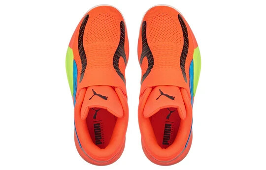 Puma US 16 Men’s Orange Black Blue Yellow Rise Nitro Basketball 377012 04 New
