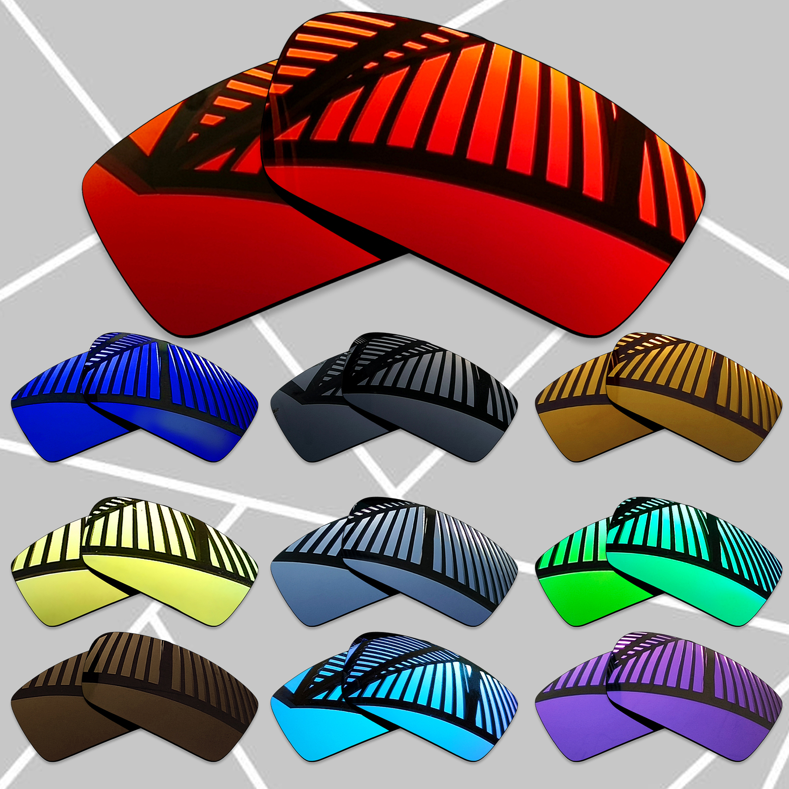 TRUE POLARIZED Replacement Lenses for-Spy Optic General Multi-Colors