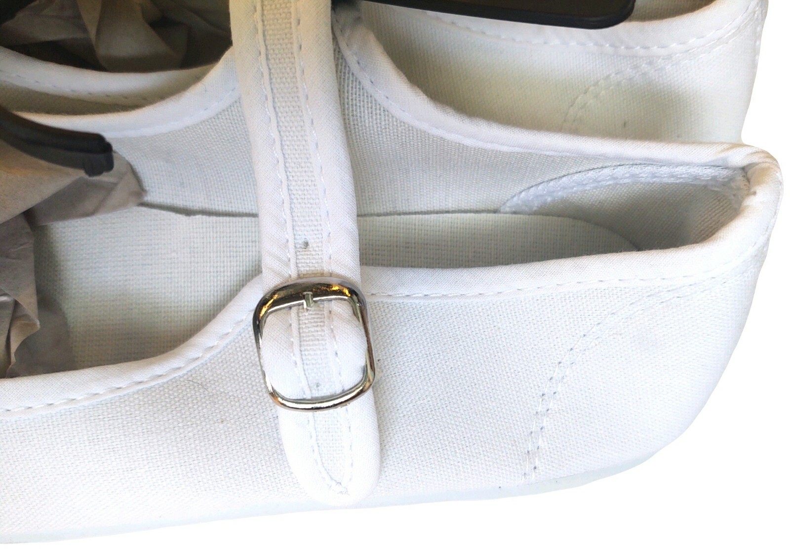 Mary Jane Ballet Cotton Canvas Yoga Shoes-Made In China-White