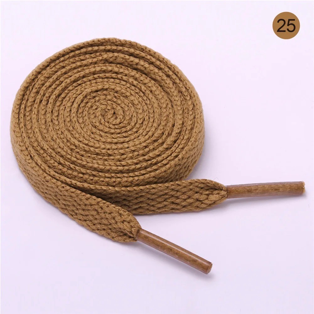 Fat Shoelaces Thick Flat 3/4″ Wide Shoelaces Solid Color for All Shoe Types