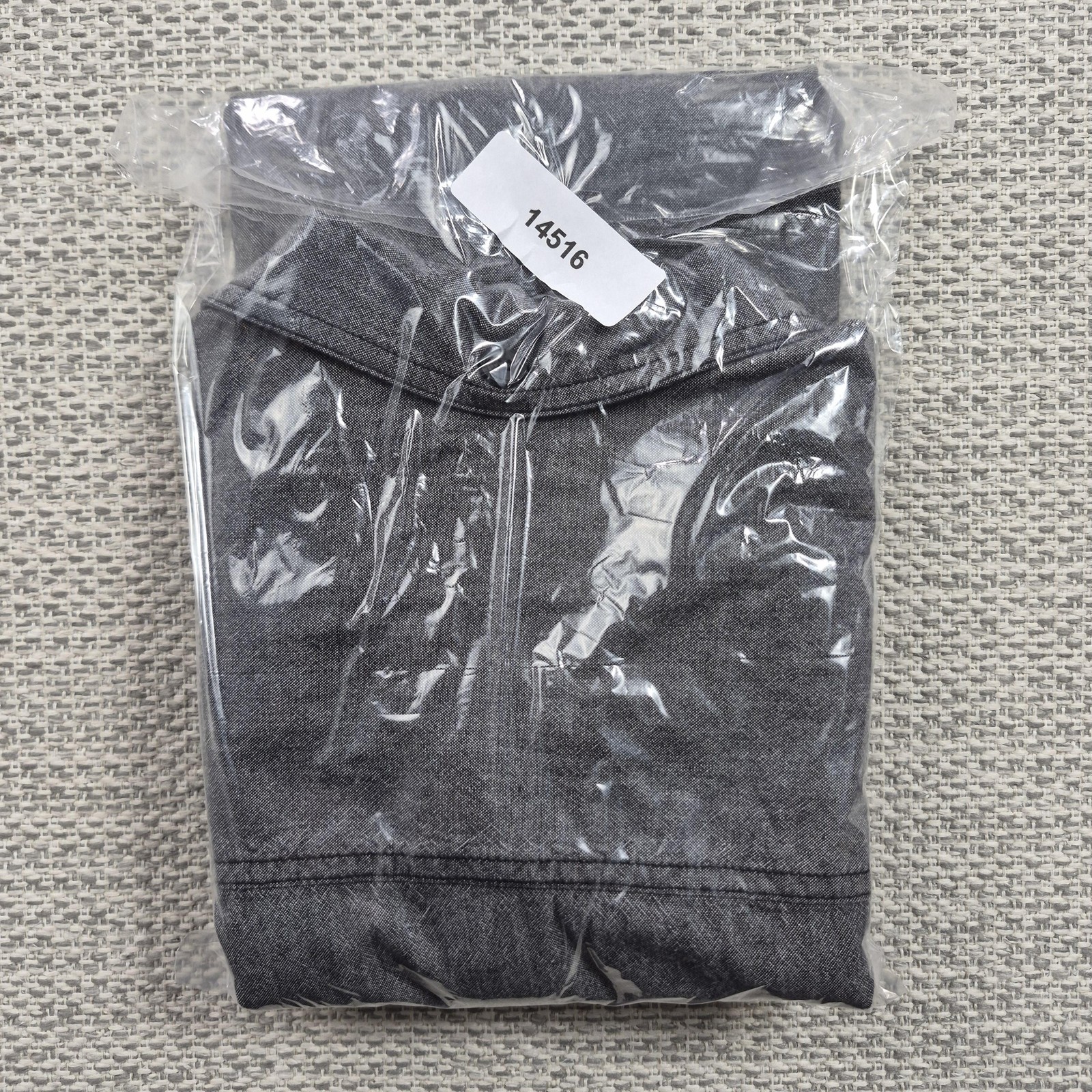 Metal Mulisha Button Up Shirt Mens Large Gray Herringbone Long Sleeve Casual