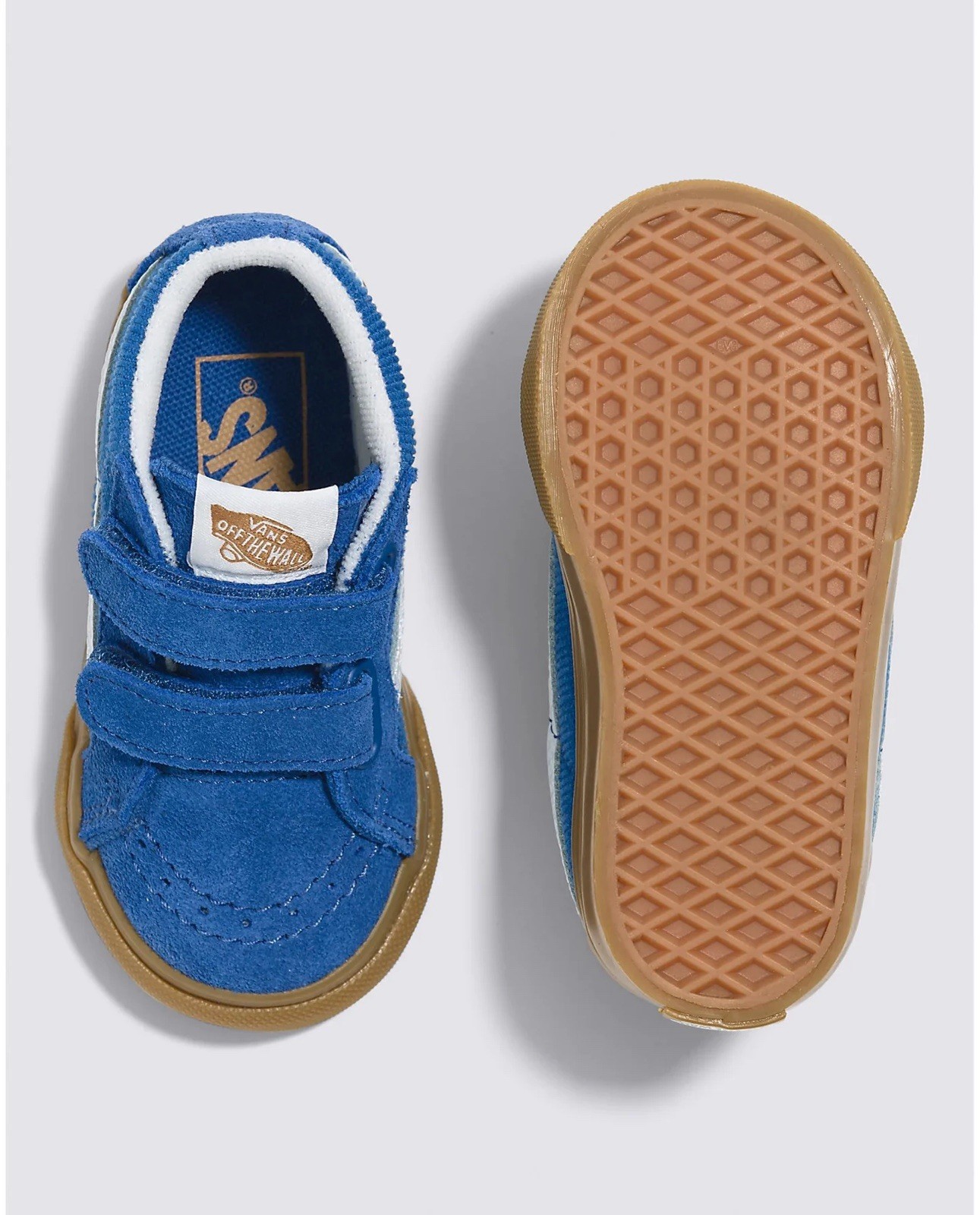 Blue Toddler Vans With Velero Straps