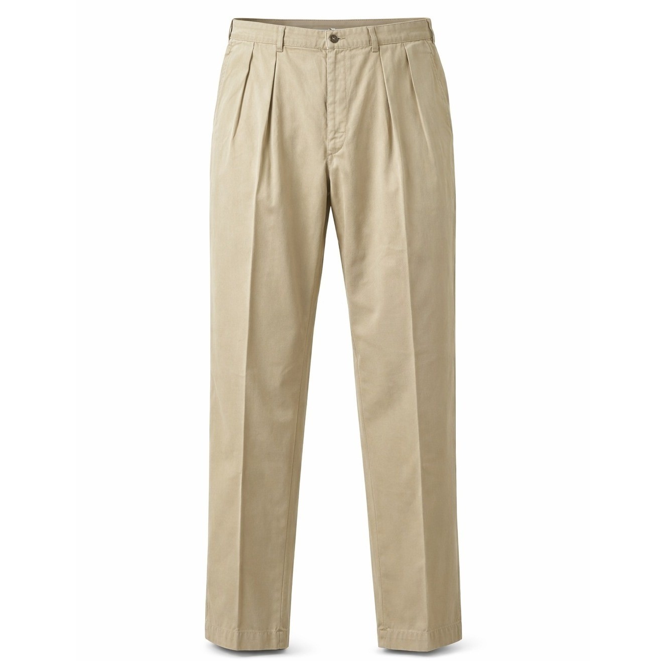 Polo Golf Ralph Lauren Mens 38×30 Pleated Chino Pants Khaki Tan Cotton 32529