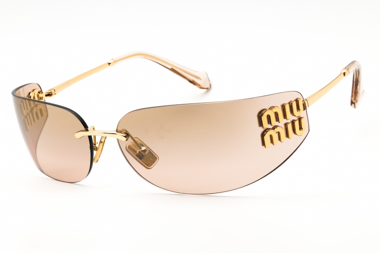 NEW Miu Miu 0MU A51S-5AK20P Sunglasses 75mm 100% Authentic
