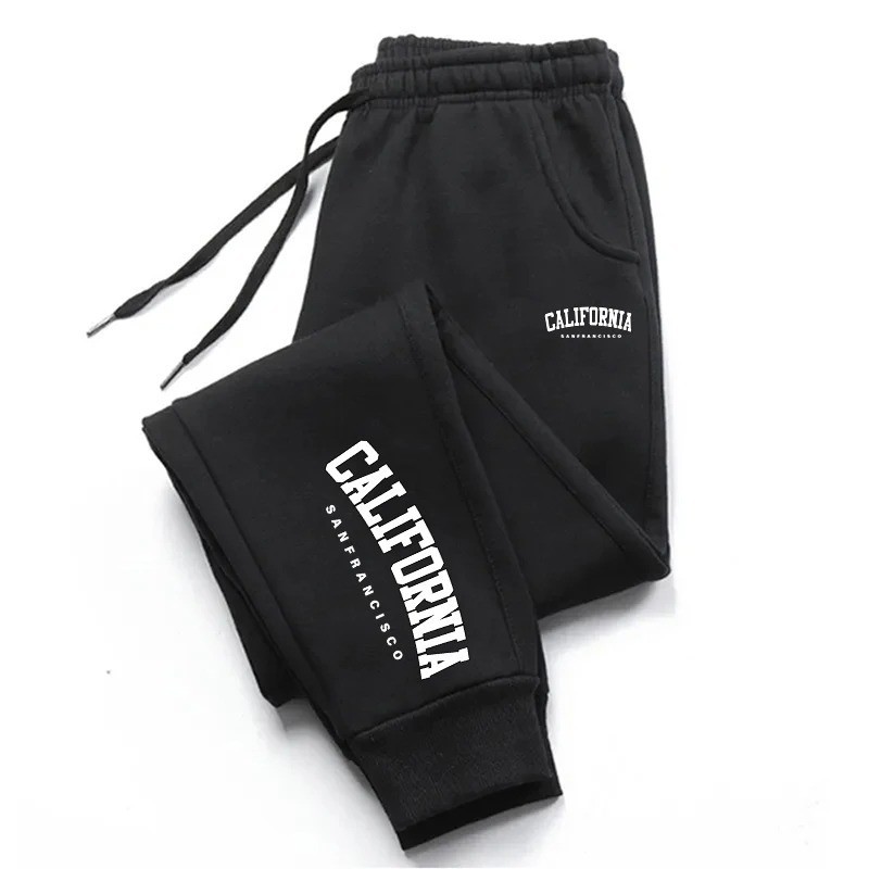California Printed Jogging Pants Sports Pants Fitness Running Trousers Sports
