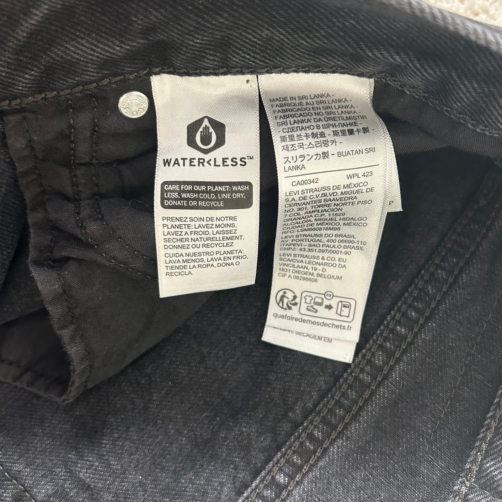 Levi’s 300 Original Riveted Jeans Denim Size S Men’s Clothing Used