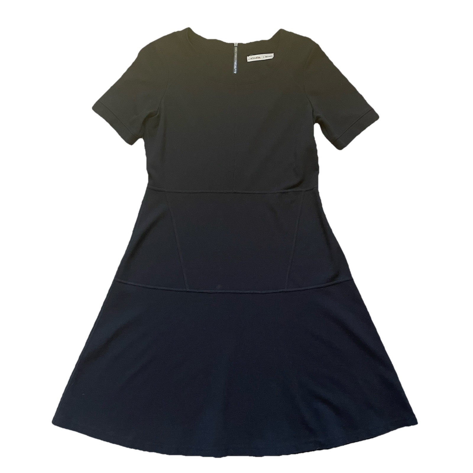Athleta Womens Dress Size Small Black Capsule Wardrobe Travel Wear to Work