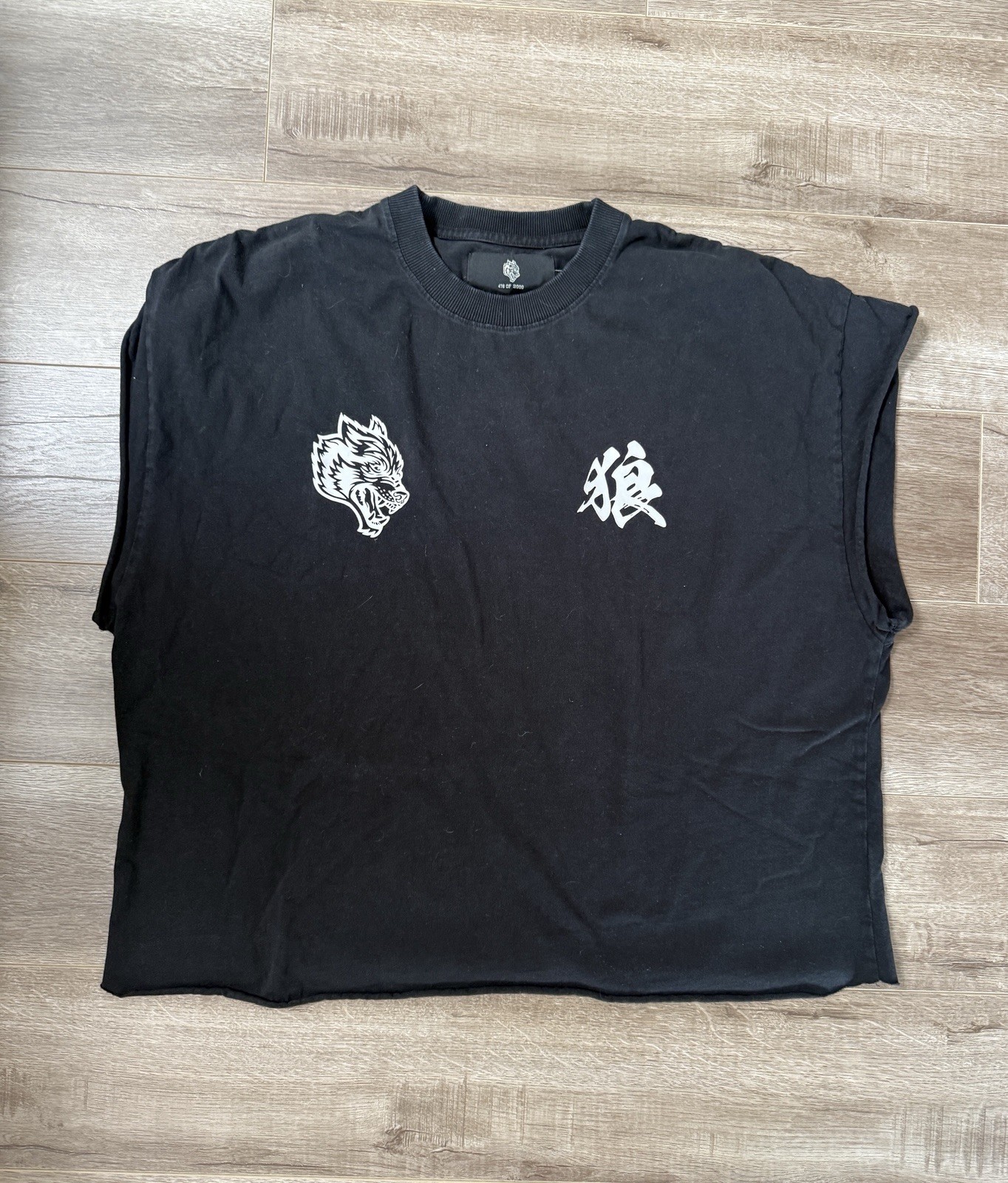 Darc Sport Wolves Forever Cropped Shirt Black Large
