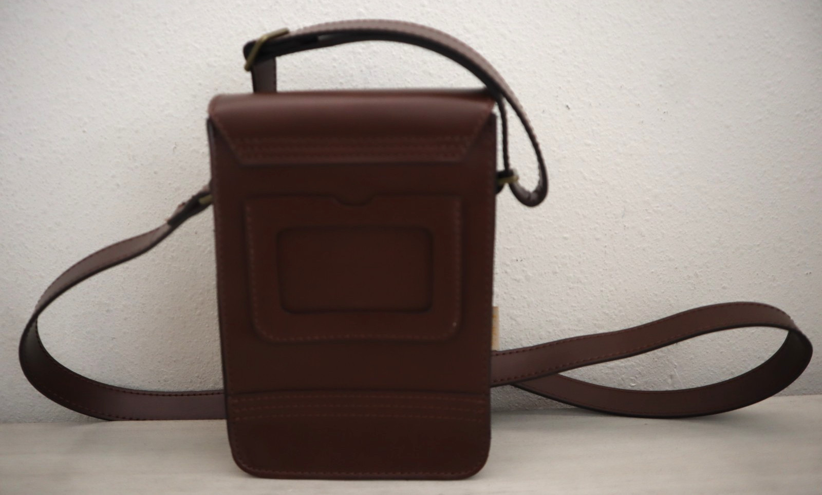 Dr Martens Brown Vegan Leather Reporter Norfolk Flat Shoulder/Crossbody Bag