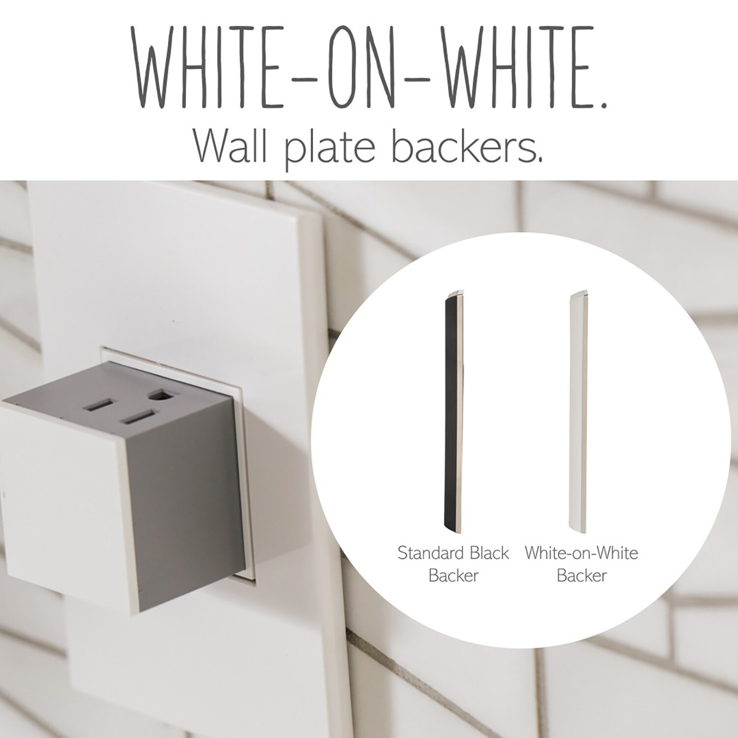 Legrand adorne 3 -Gang Specialty Size Mirror White on White Glass Indoor S|13070