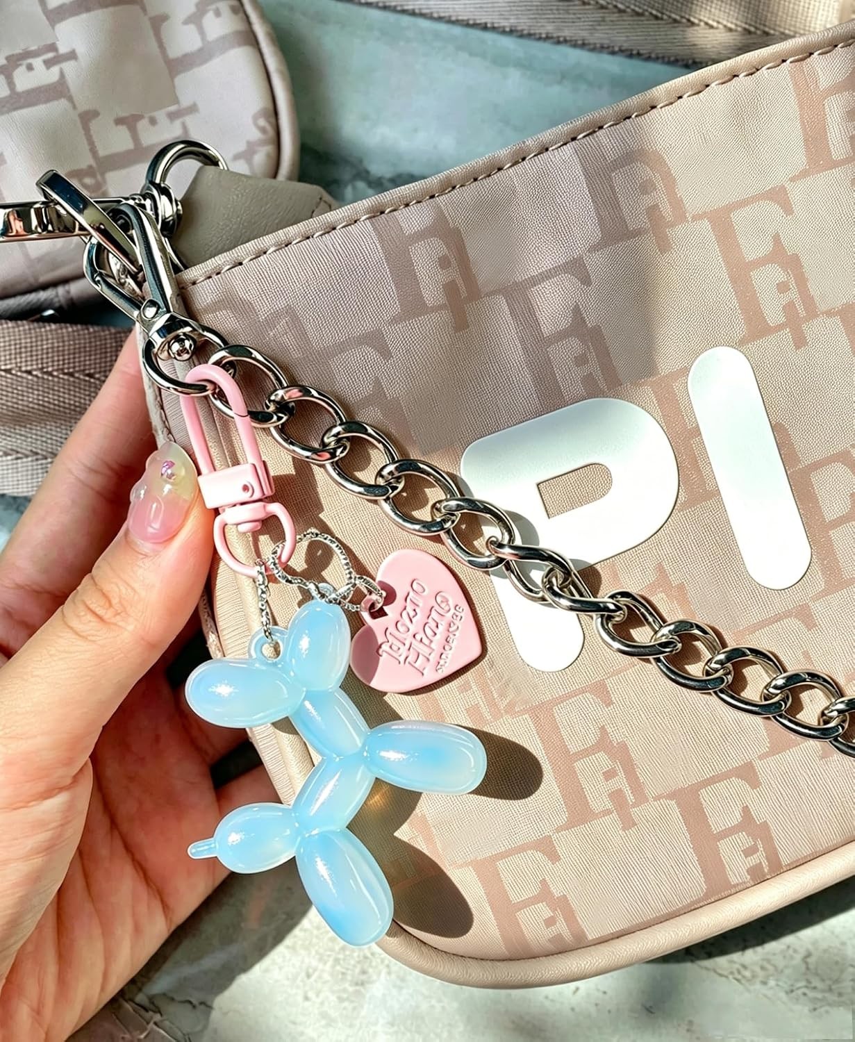 Jelly Balloon Dog Keychain for Women, Cute Bag Charms Key Chain | Keychains