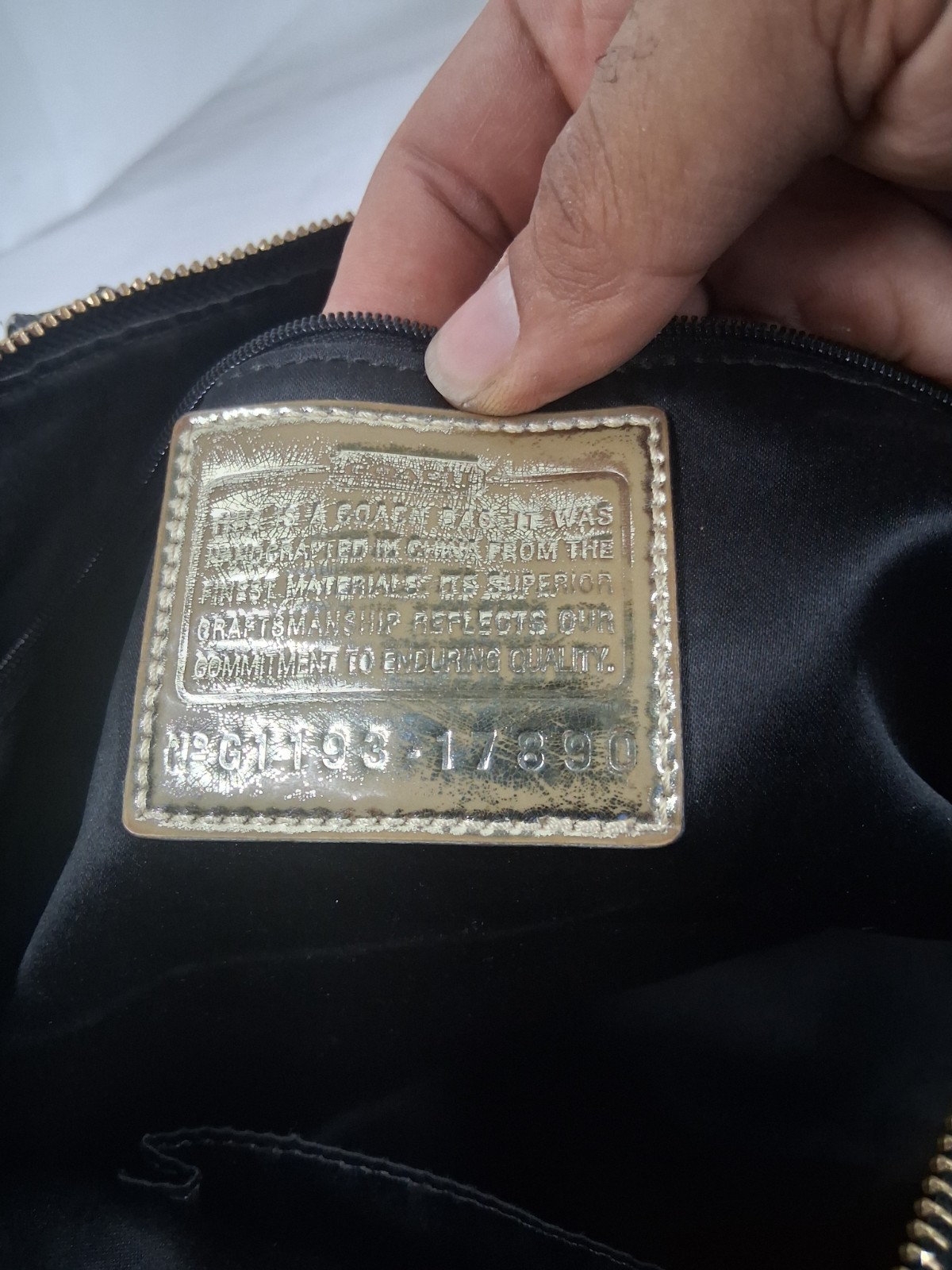 Coach Poppy Gold Purse