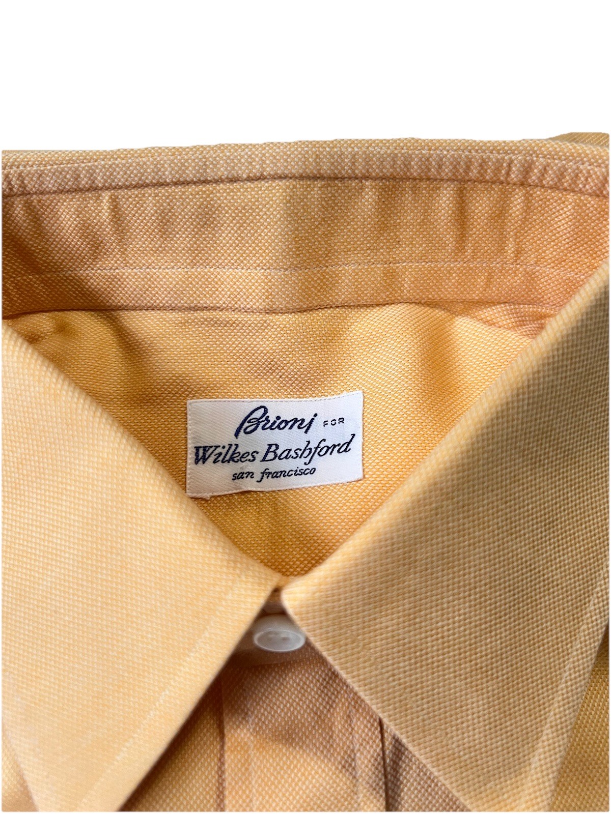 Brioni Shirt Mens 16.5 Cotton Long Sleeve Formal Dress Shirt