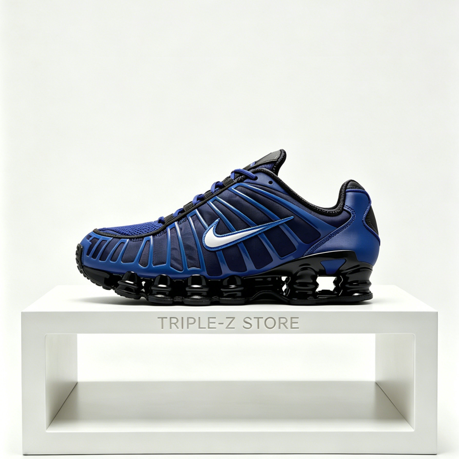 Nike Shox TL Deep Royal Blue Black Racer Blue White AV3595-403 Men’s Size 8 – 13