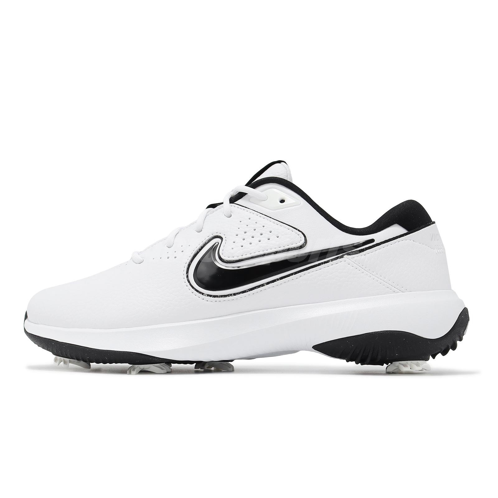Nike Victory Pro 3 Wide NN Black Noir White Men Golf Spikes Cleats DX9028-110