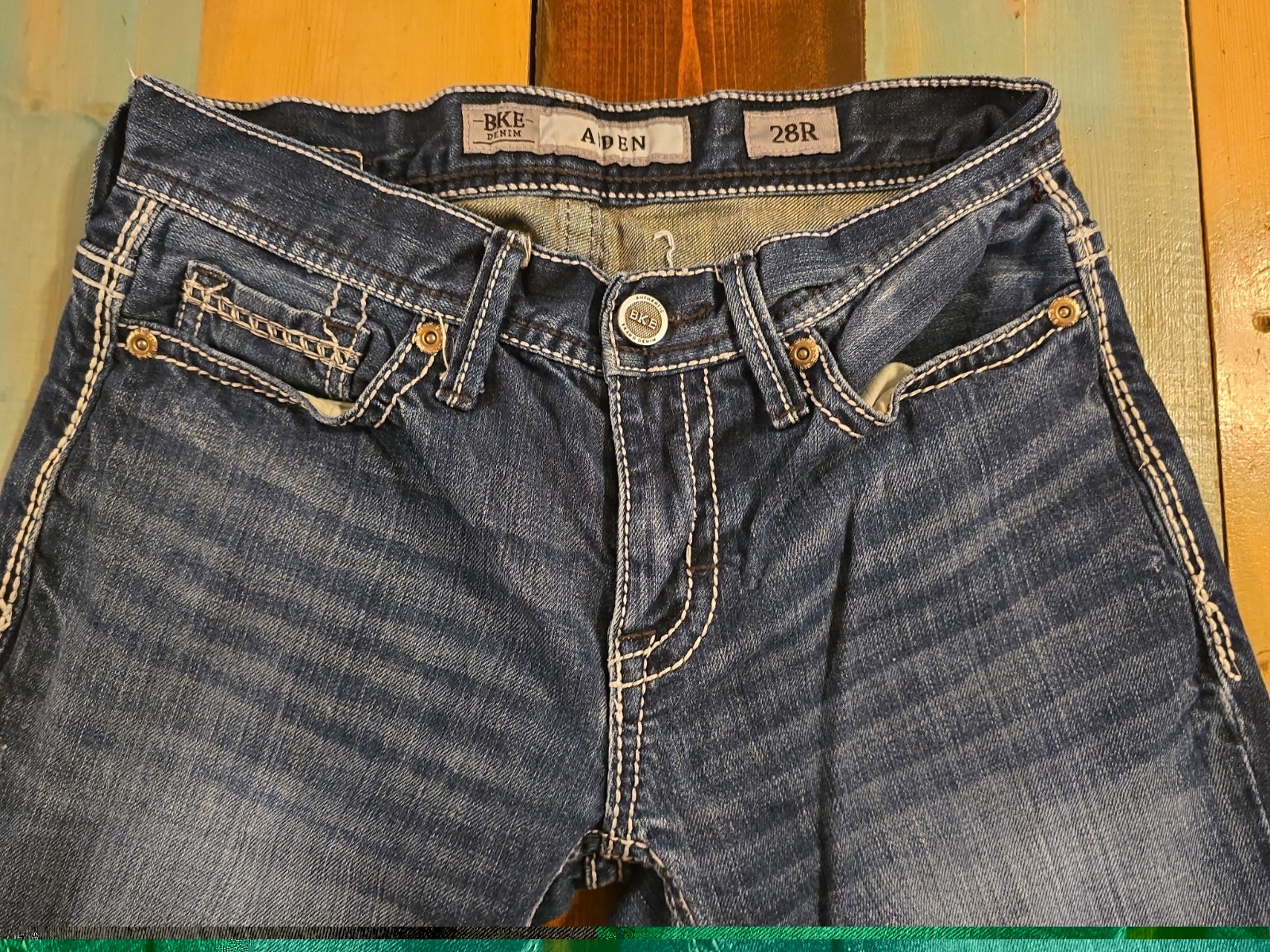 BKE Aiden Denim Jeans Size 28 x 32 Dark Wash Boot Cut
