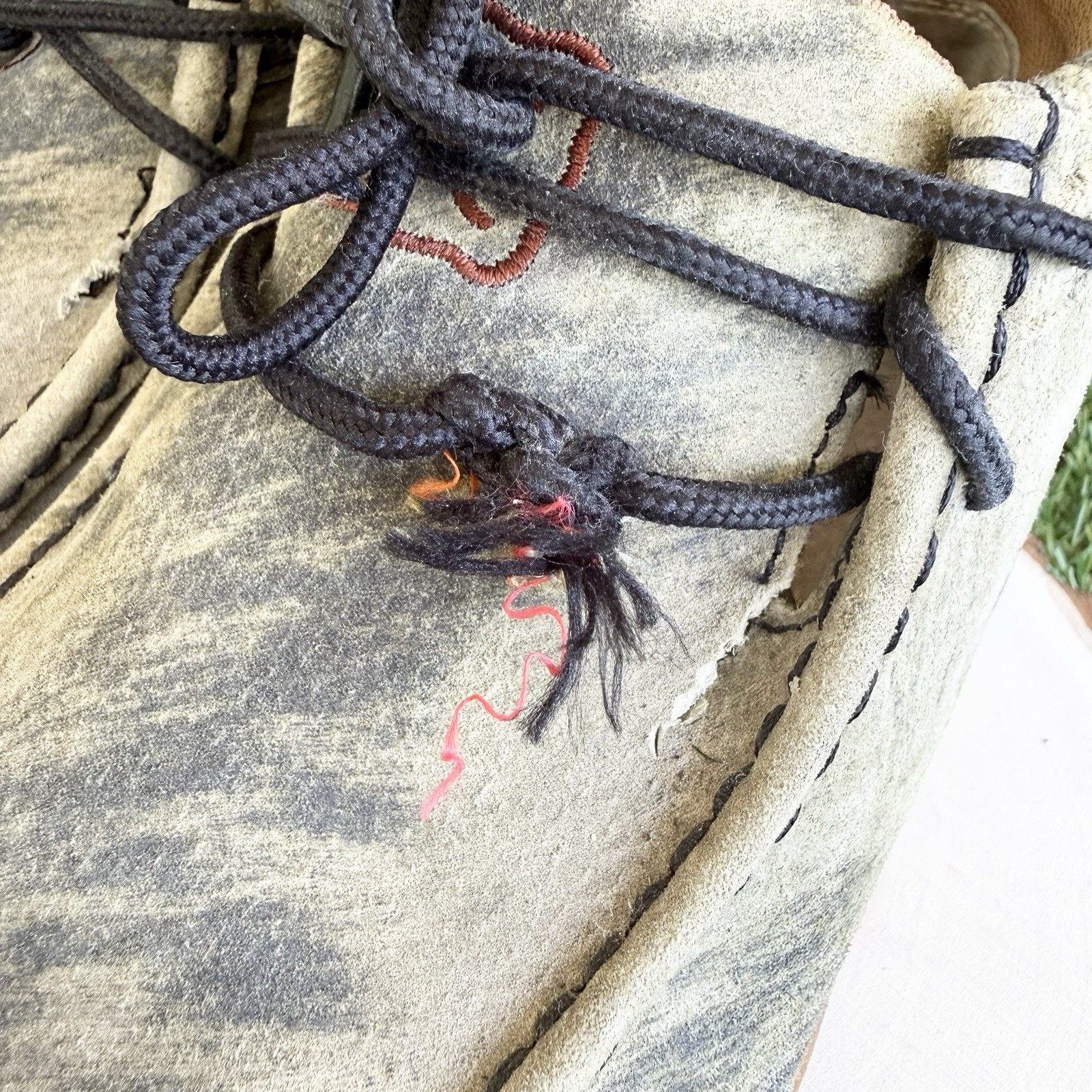 Twisted X Distressed Chukka Boots Mens 9M MDM0032 Brown Hyena Driving Moccasin