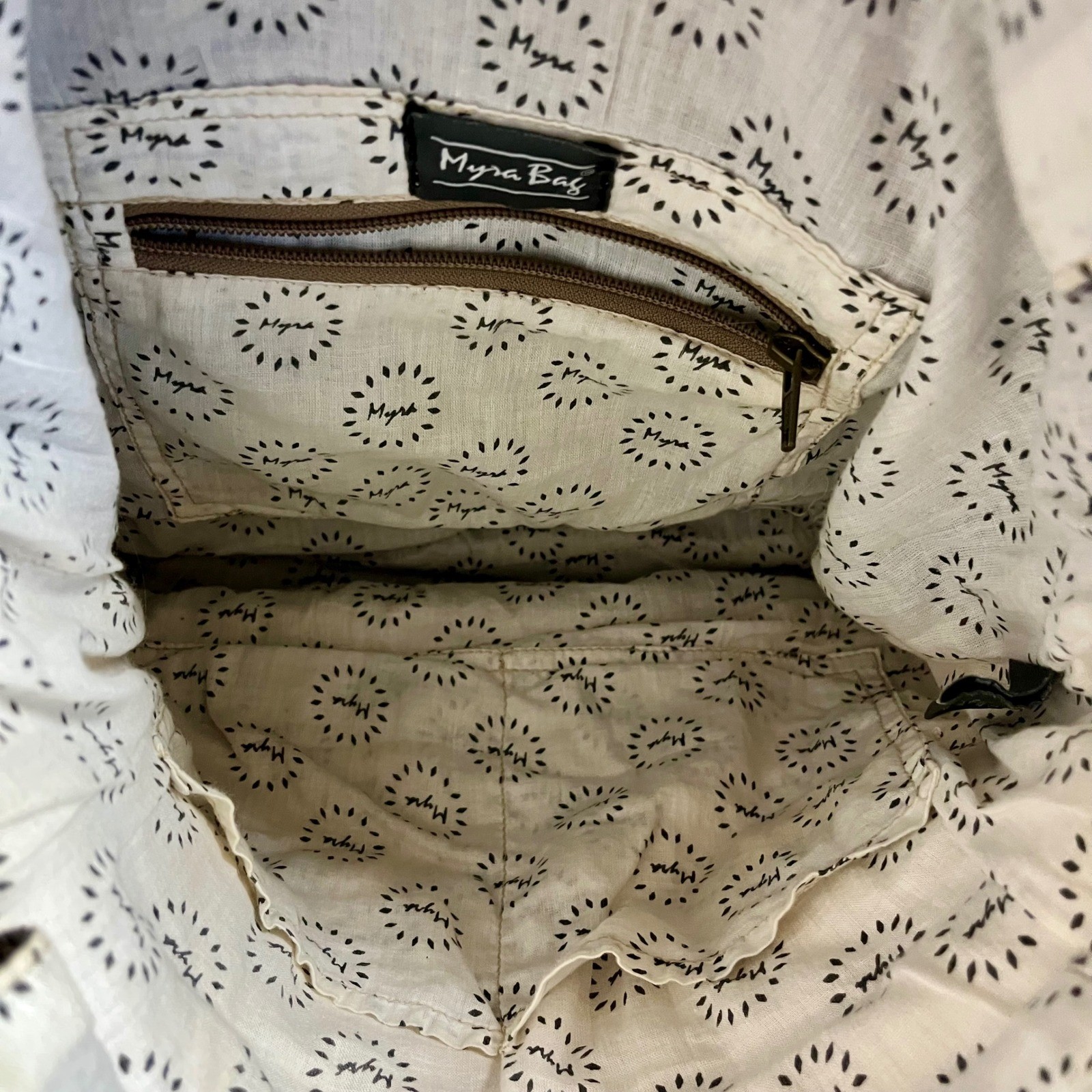 MYRA BAG Identity Shoulder Bag Crossbody Upcycled Boho Festival Canvas Purse