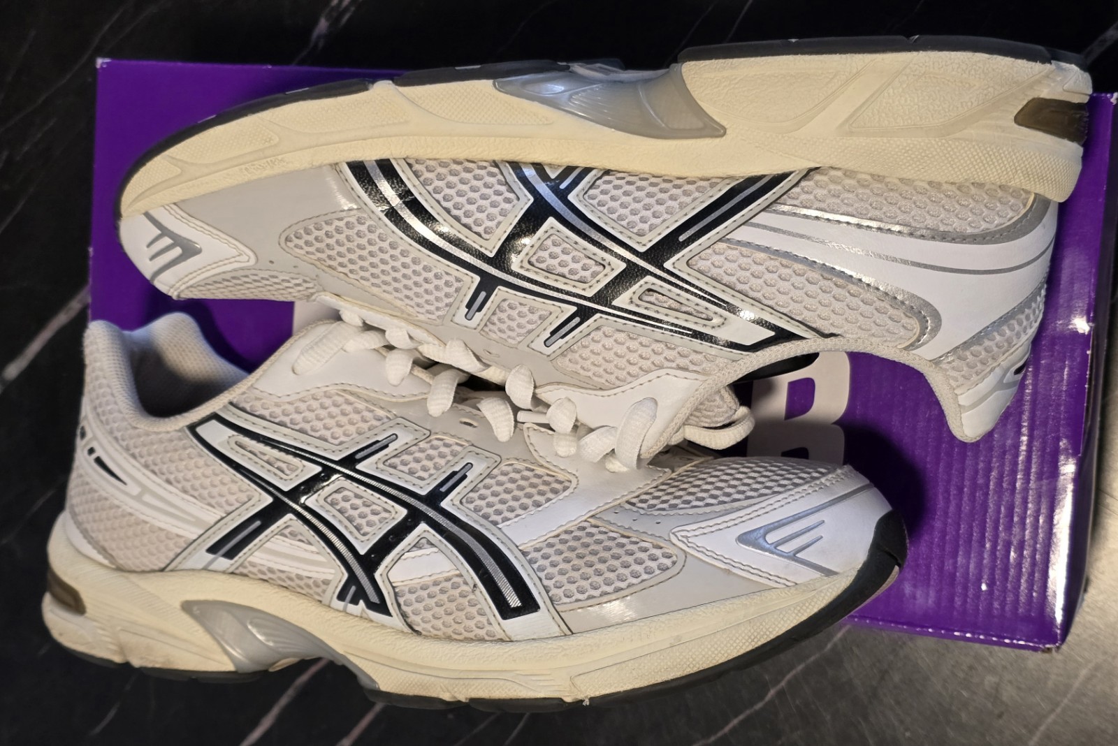 Size 9.5 – ASICS Gel 1130 White Cloud Grey