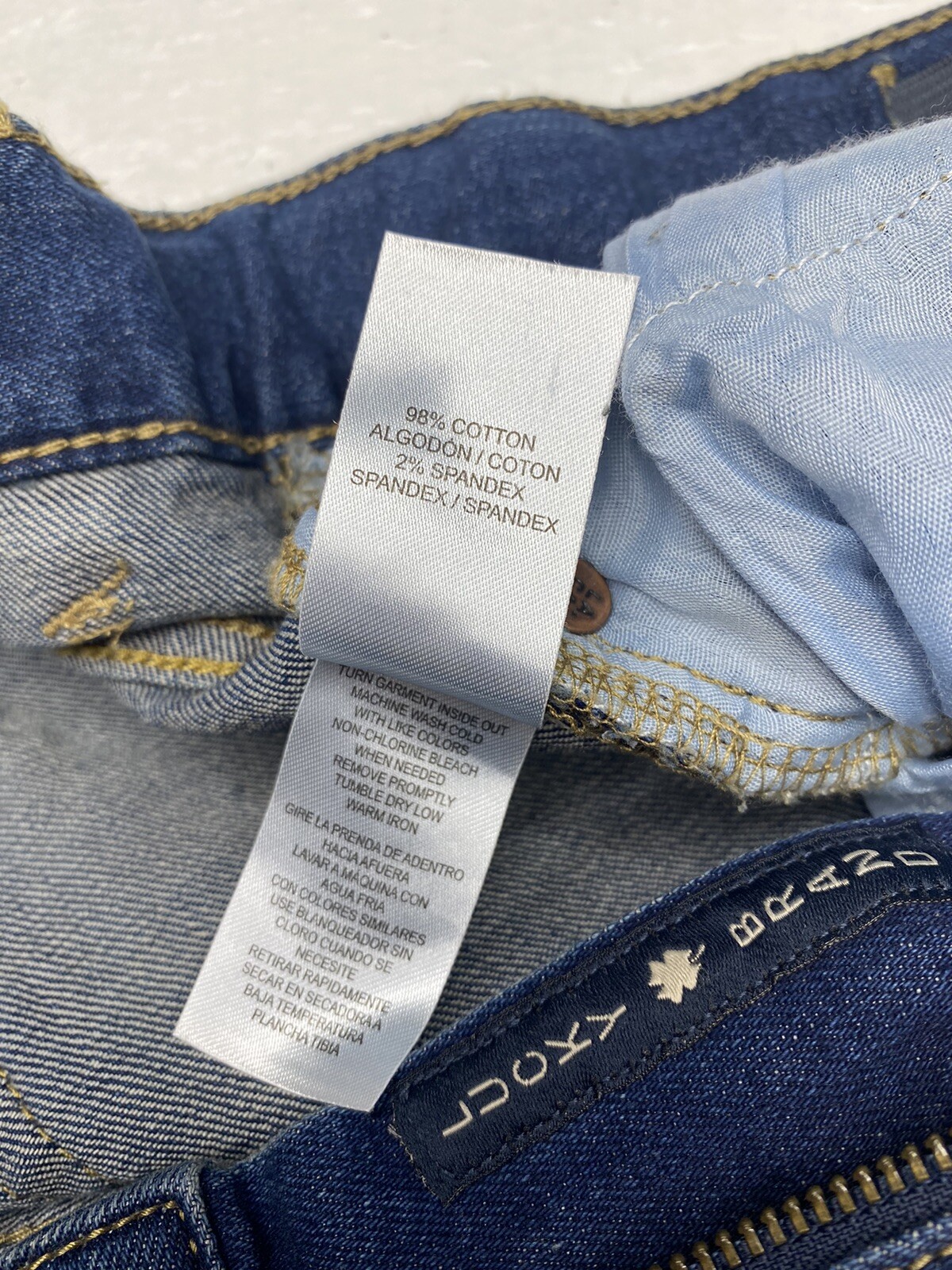 Lucky Brand Womens Straight Regular Medium Wash Denim Jeans Sz 20 30”W X 29”L
