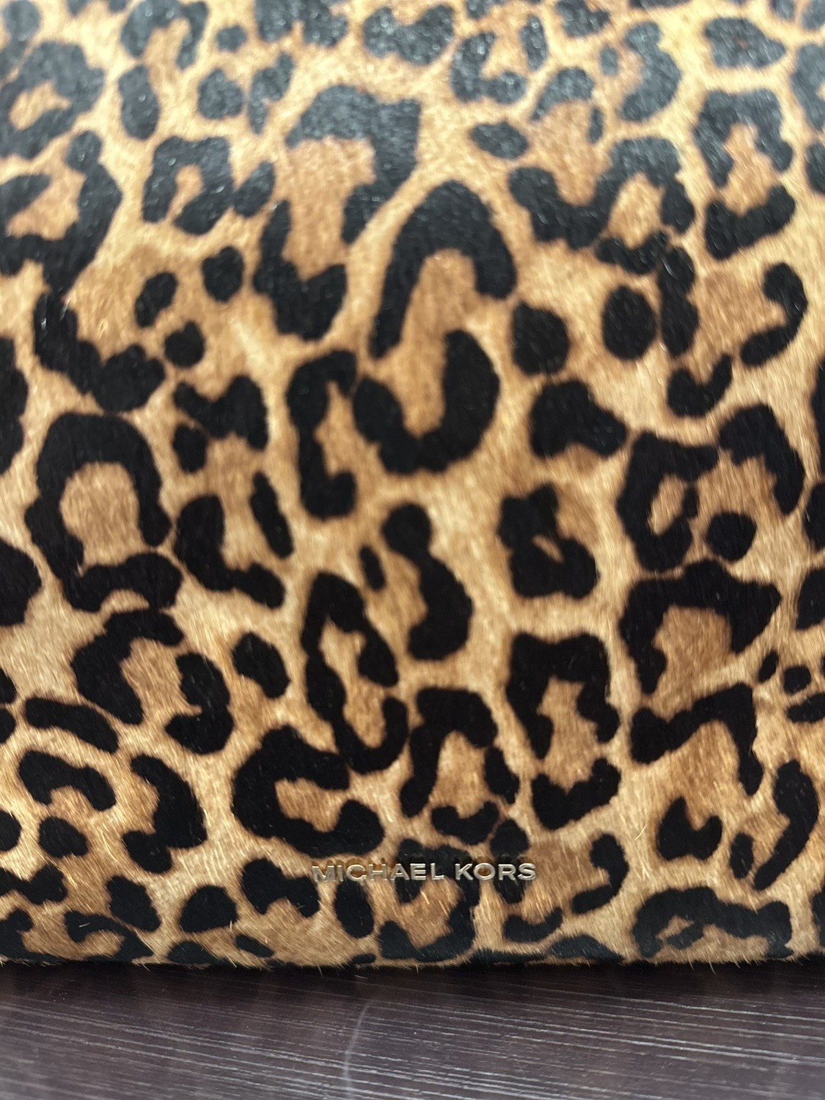 MICHAEL KORS NOLITA 30F5GY5M2H MARIGOLD MD TZ CONV SHLDR HAIRCALF
