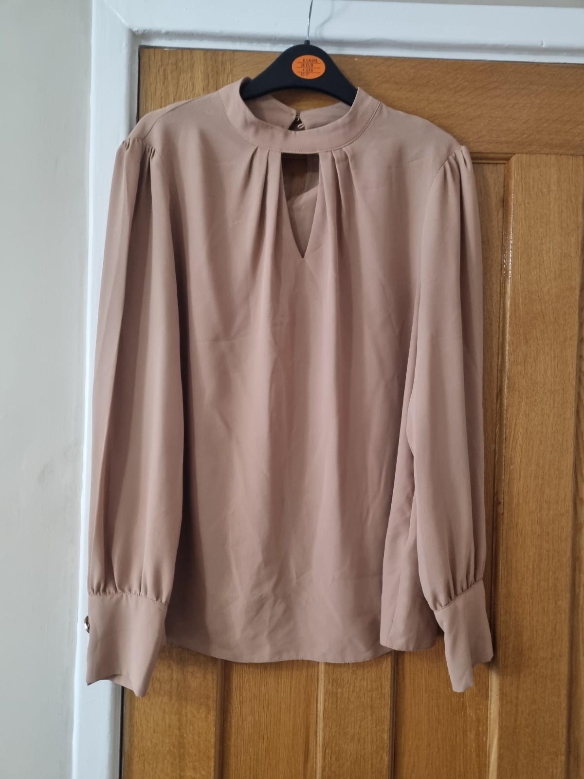Beige Blouse By Dorothy Perkins Size 12
