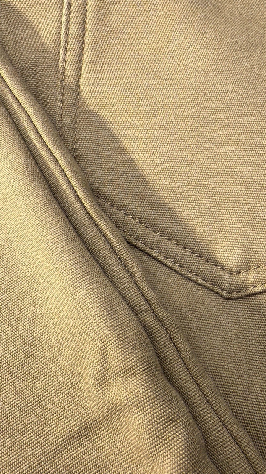 Weatherproof Vintage Sz 38×30 Fleece Lined Stretch Canvas Pant Regular Fit Brown