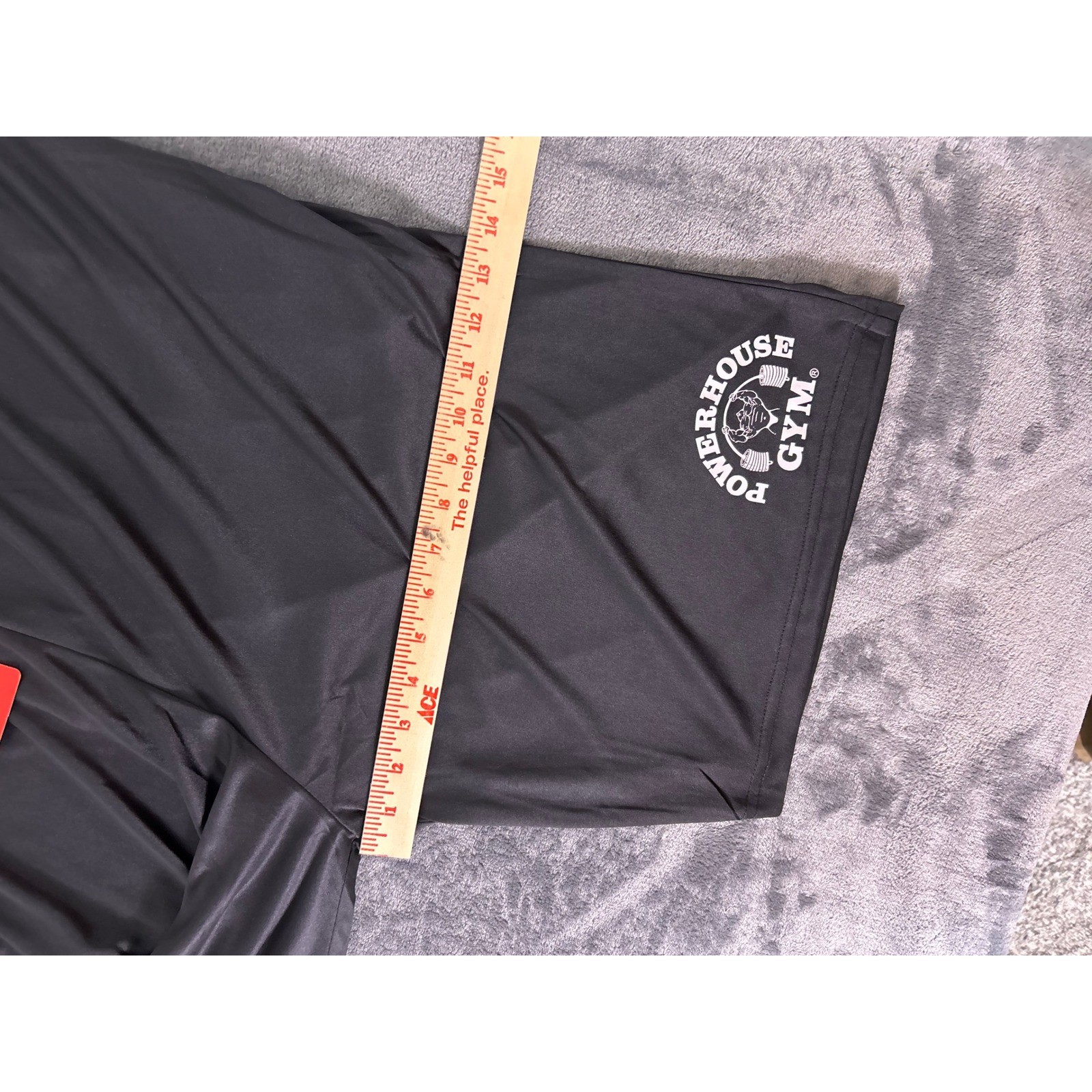 Y2K Powerhouse Gym Men’s Performance Training Shorts XL Black Athletic NWT