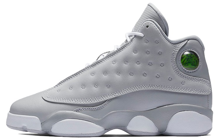 Jordan 13 Retro Wolf Grey Deadly Pink GS 439358-018