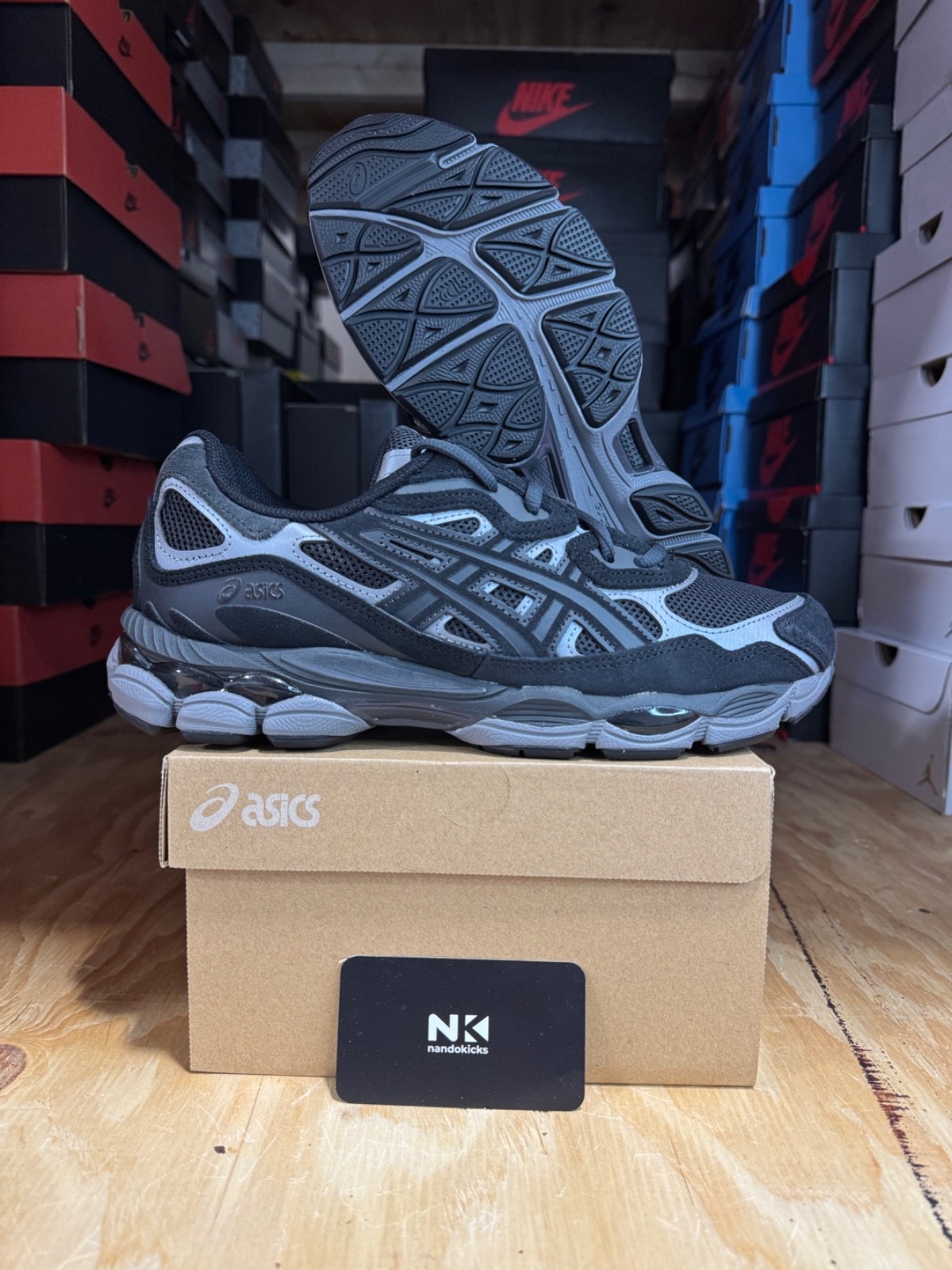 ASICS Gel NYC ‘Graphite Grey Black’ 1201A789-020 BRAND NEW MENS SIZES AVAILABLE