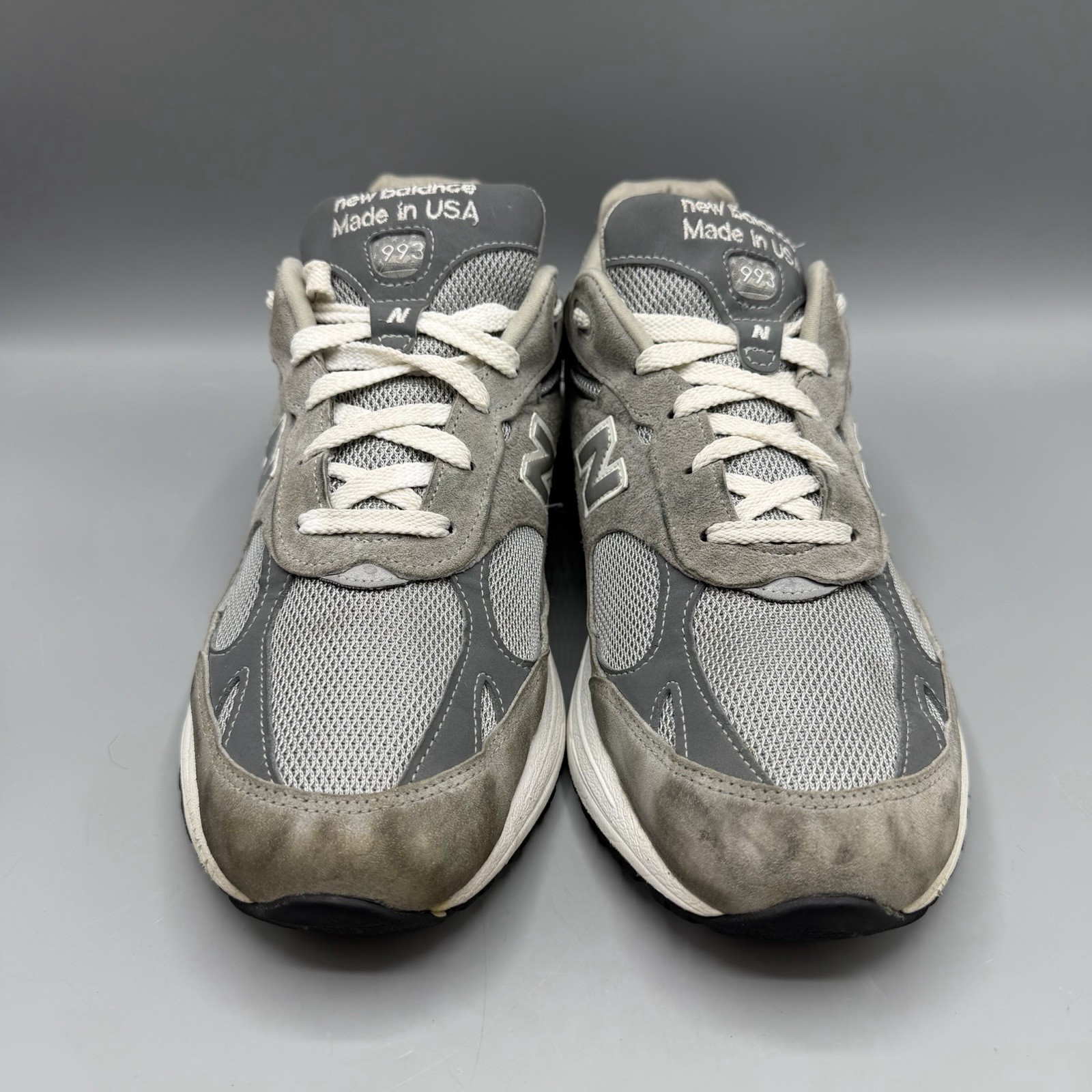 New Balance 993 Made in USA Gray Running Sneakers Men’s Size 11 MR993GL
