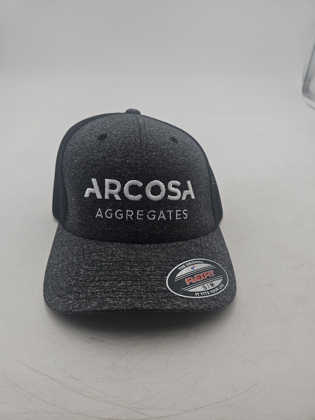 Arcosa Flexfit Hat Small/medium Black And Grey cap