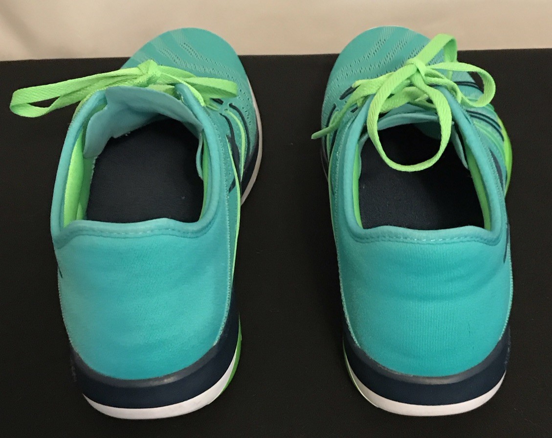 Nike Free TR Woman’s Low Top Lace-Up Training Sneakers Turquoise/Green