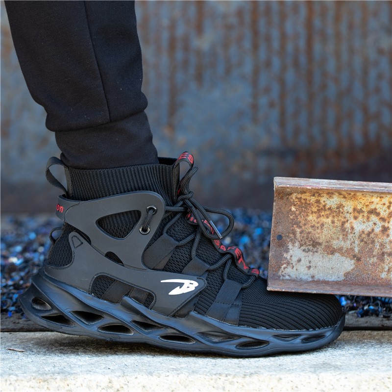 Indestructible Mens Work Boots Steel Toe Safety Shoes Sneakers Lightweight Shoes