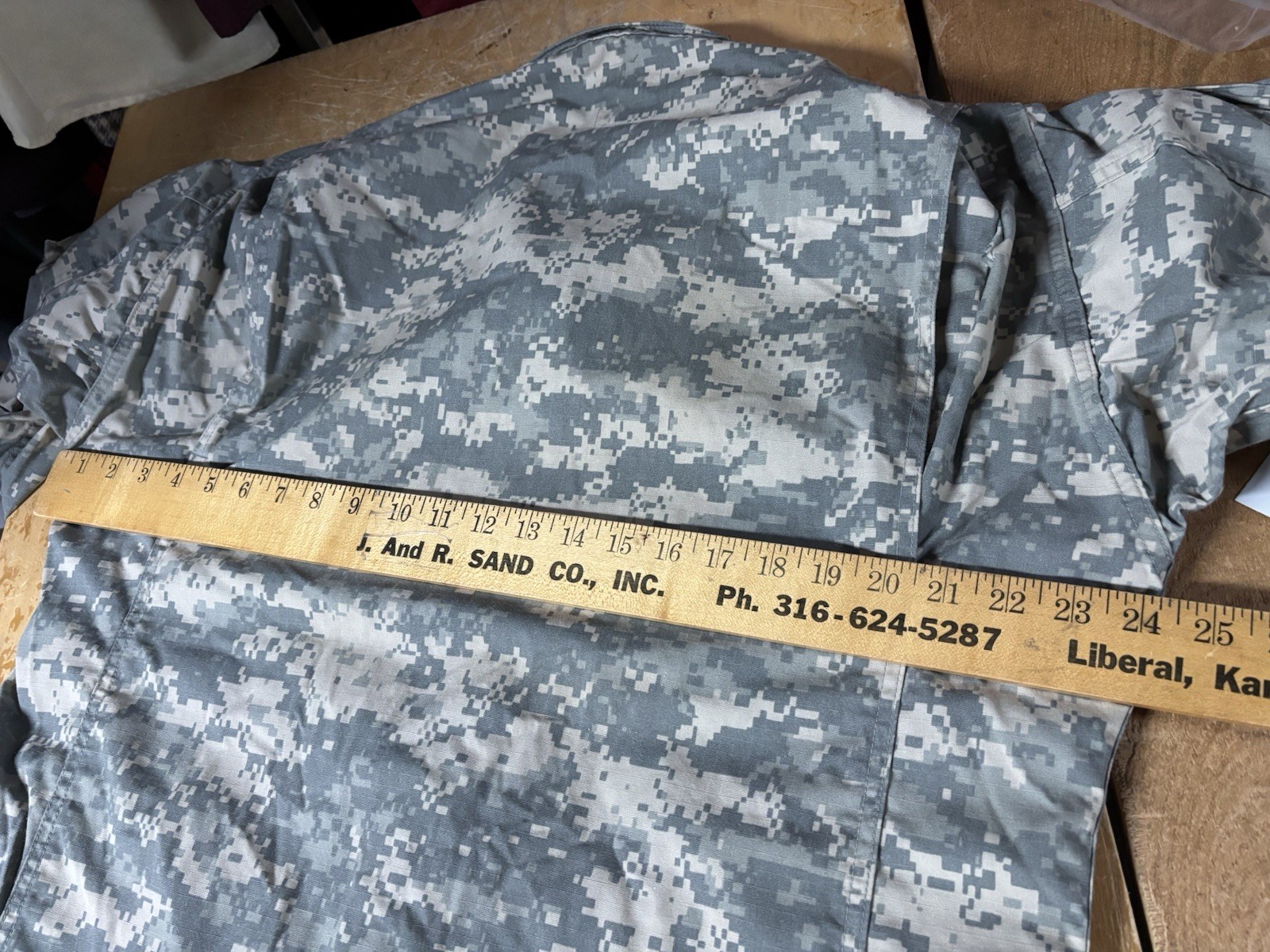 USGI Digi Camo ACU Combat Jacket Coat Medium M L Long Tall Army Ripstop Zip-up