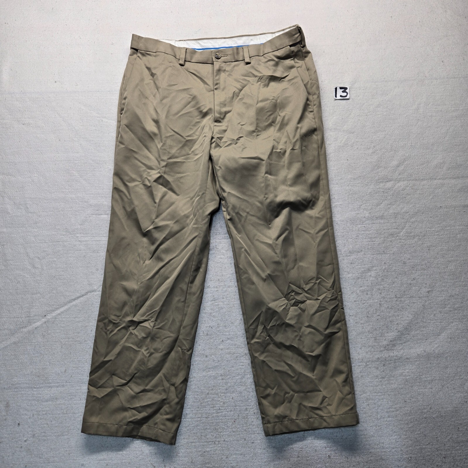 Haggar Dress Pants Tan Khaki WPL 386 Adult Men’s Size 36 X 29